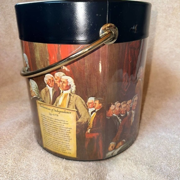 Vintage Thermo-Serv West Bend Ice Bucket Declaration of Independence - Picture 4 of 13